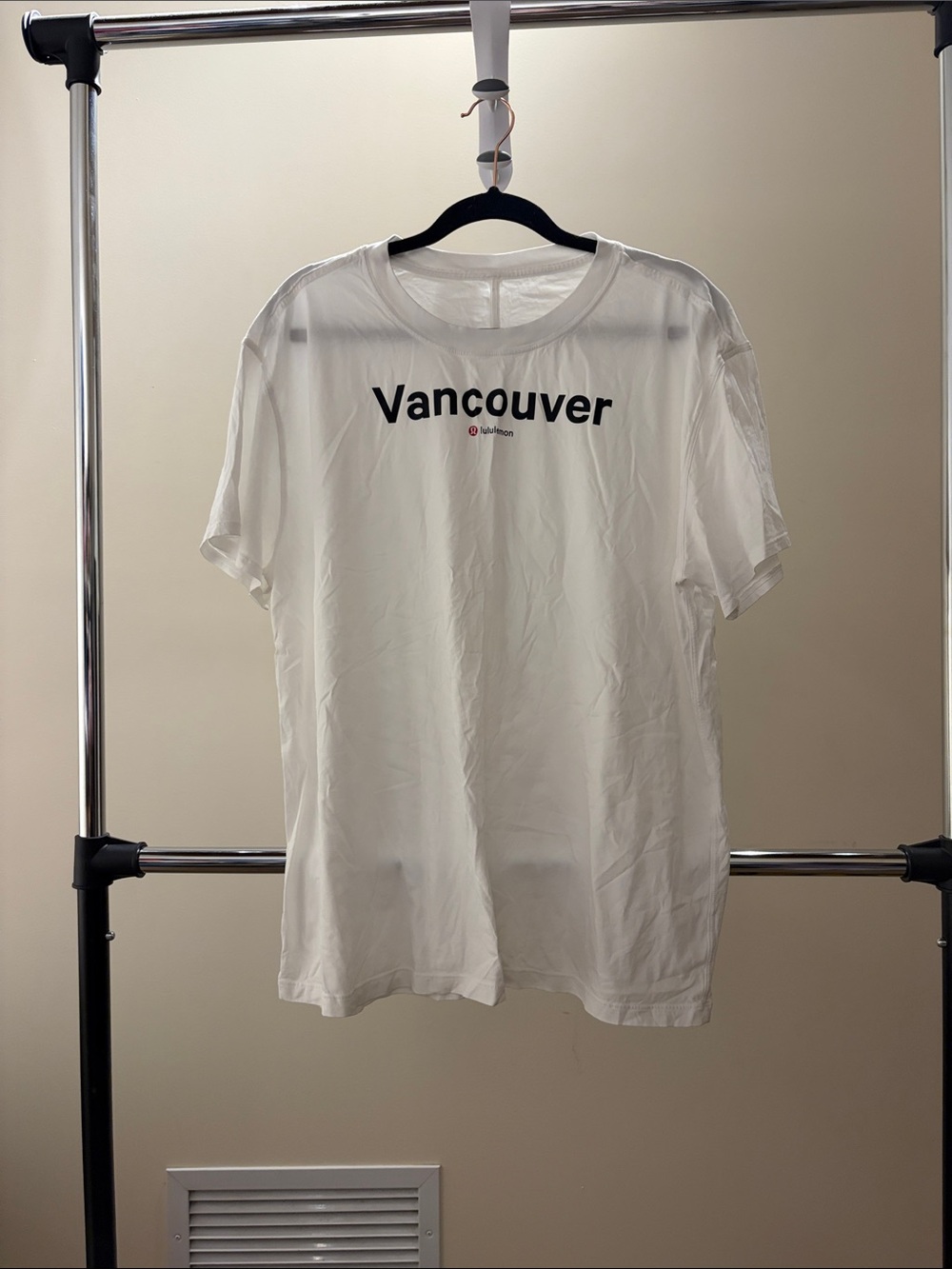 lululemon athletica White "Vancouver" Graphic Short Sleeve Tee
